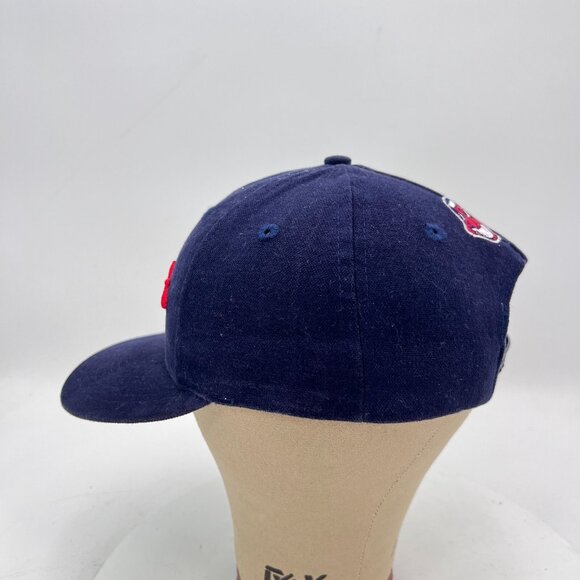 Cleveland Indians The Games One Size Fits All Blue Navy Red Snap Back Cap Hat - Picture 6 of 11
